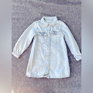 ZARA 3-4T Denim Dress
